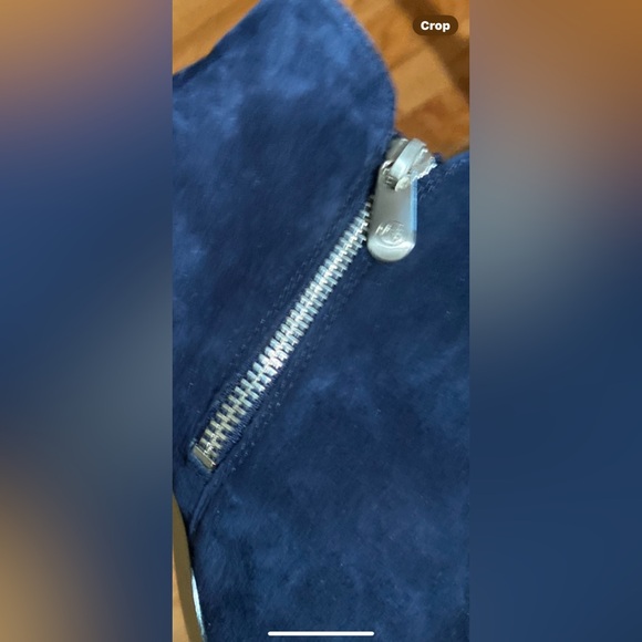 Adrienne Vittadini Deep Blue Ankle Booties - Picture 5 of 8